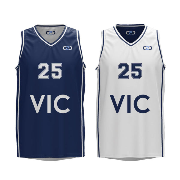 Custom Vic Core Reversible Basketball Singlet