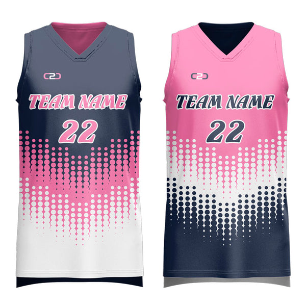 Custom Drip Reversible Slimfit Hp V Neck Basketball Singlet