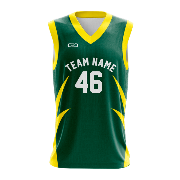 Custom Bucks 21 Core Basketball Singlet Front View