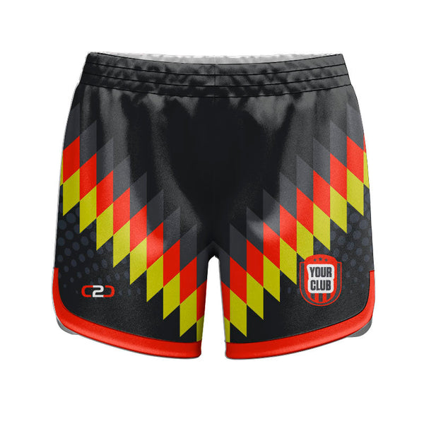 Custom COMMANDER Ladies Shorts 13CM Front View