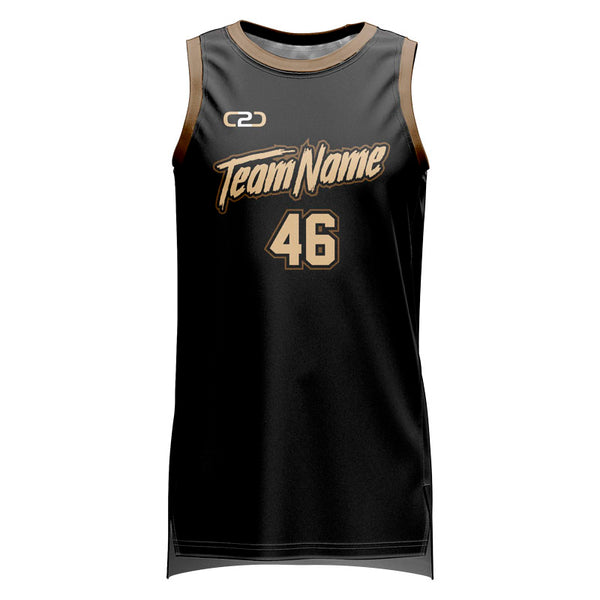 Custom Blacktop HP Split Basketball Singlet Front View