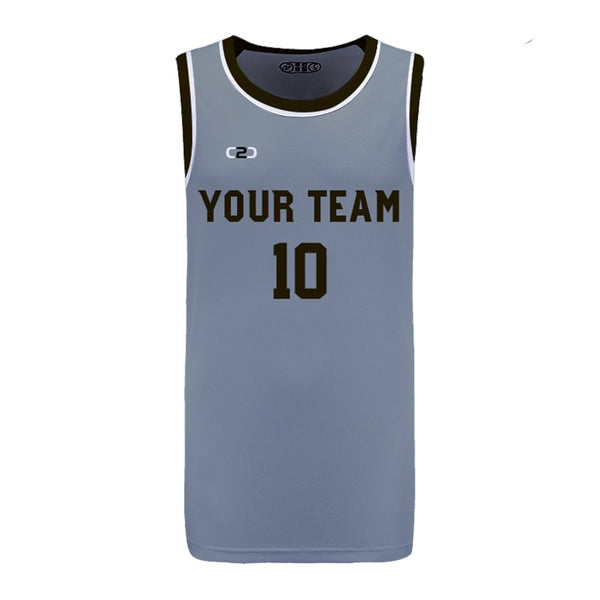 Custom SPURS Icon HP Split Basketball Singlet Front View