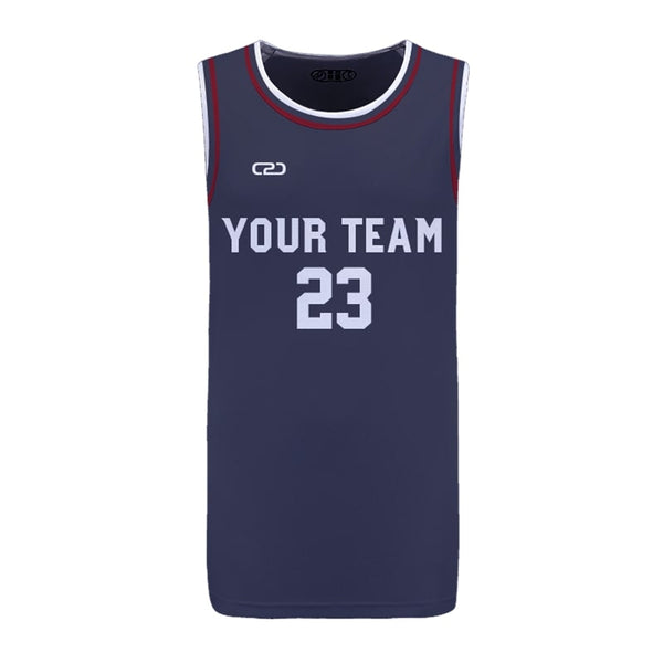 Custom CLIPPERS Icon HP Split Basketball Singlet Front View